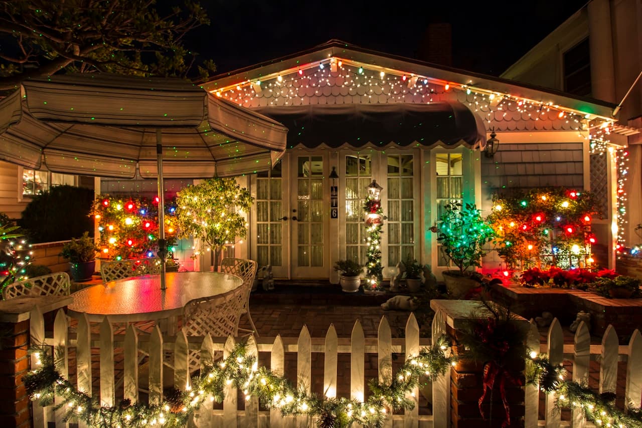 Holiday Lighting by Shineback Window Washing on Long Island
